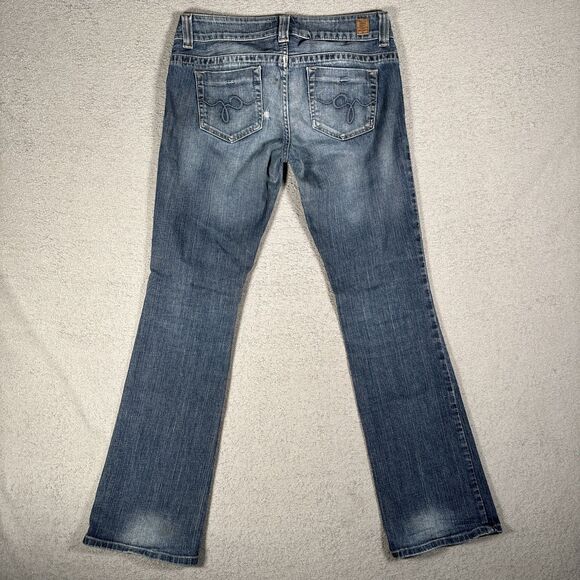 Guess‎ Jeans Women’s Size 29 Fits 32x31 Daredevil Boot Low Rise Stretch - Picture 10 of 15